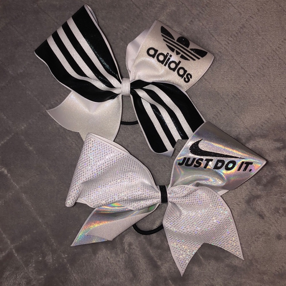 NEVER WORN Nike and Adidas Cheerleading bows